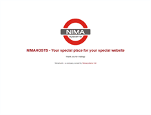 Tablet Screenshot of nimahosts.com